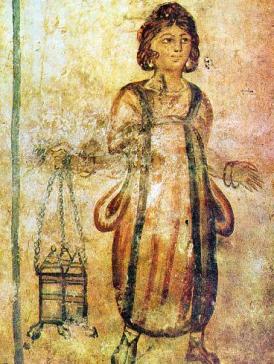 Roman_Tomb_Silistra_fresco_servant